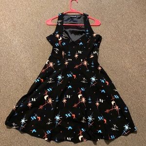 Atomic Design Sourpuss Sweetheart Neck Dress